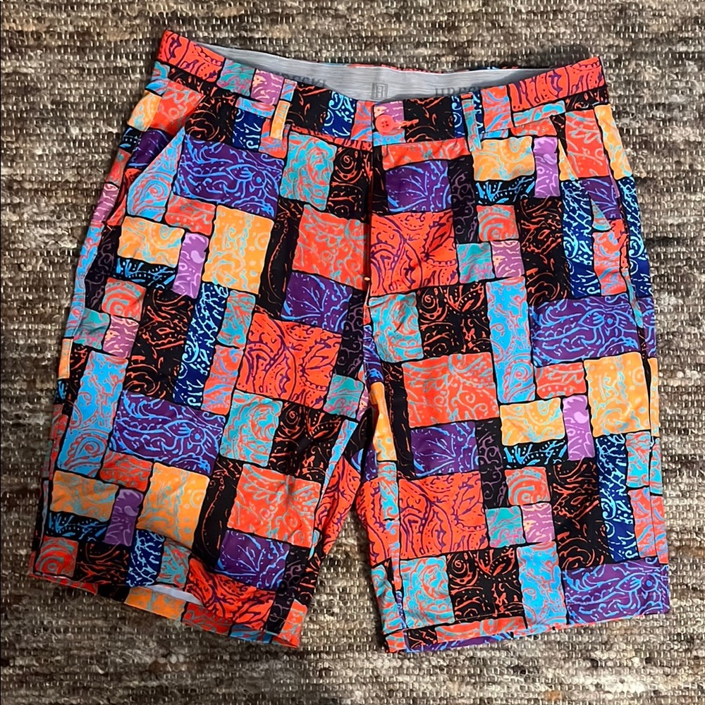 Colorful Patchwork Shorts